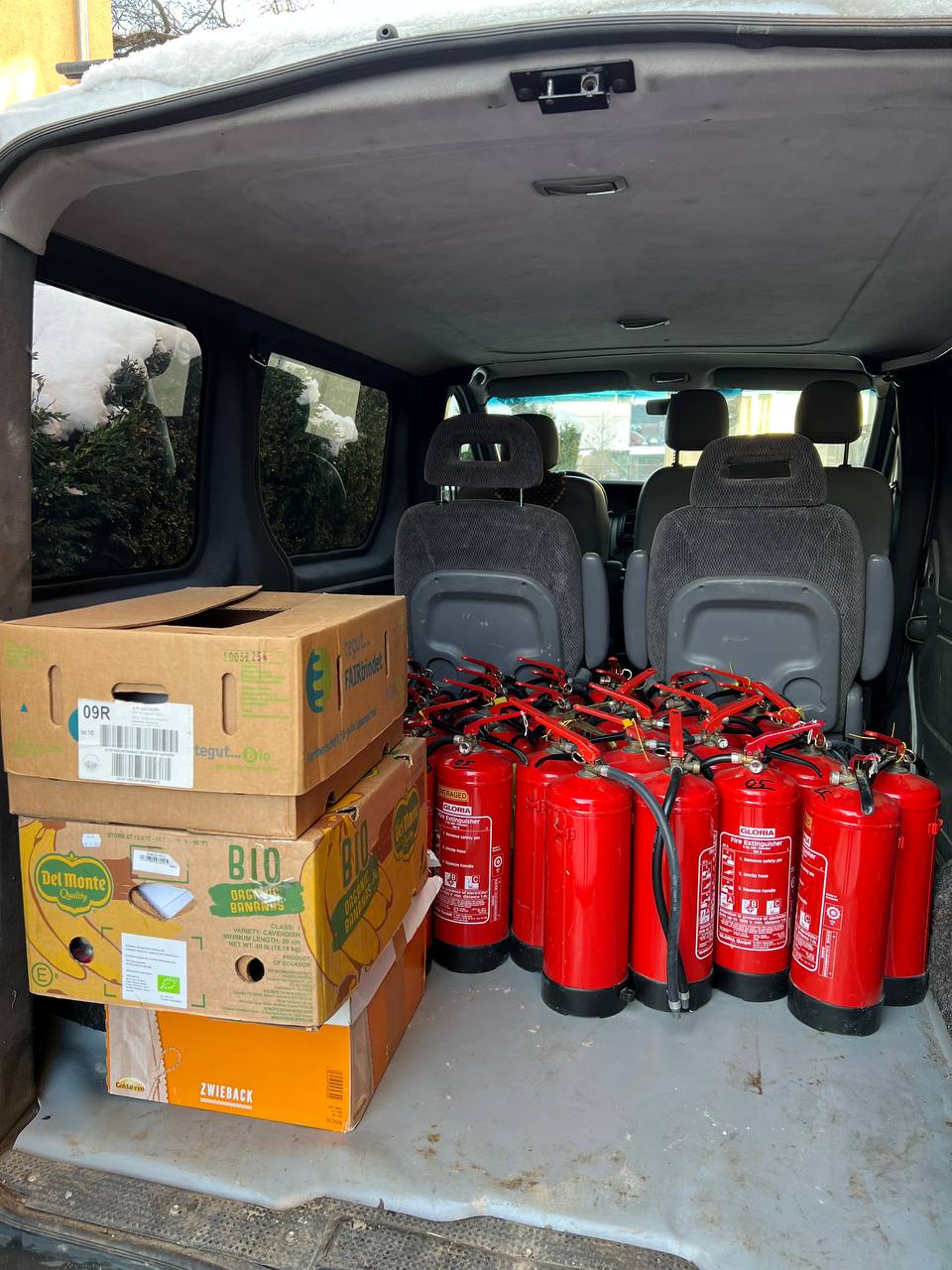 Humanitarian aid to Ochakiv